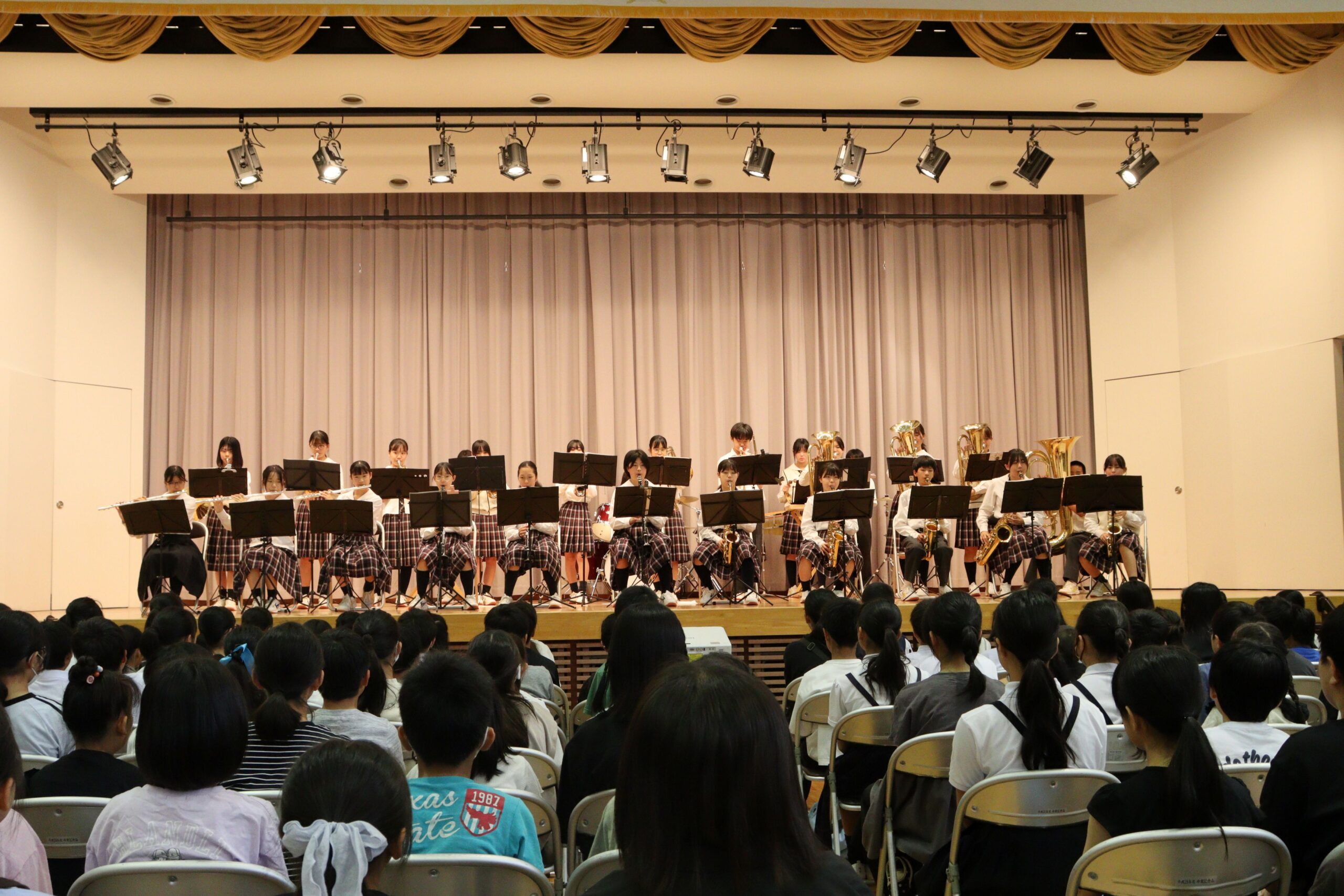 音楽部による演奏