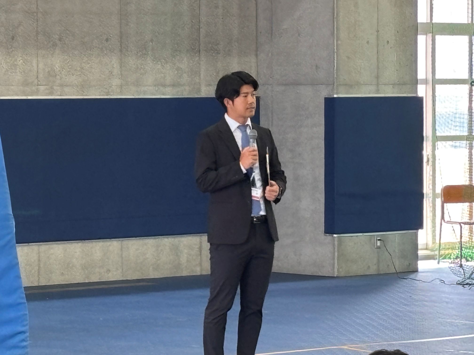 6月度全校朝礼の様子