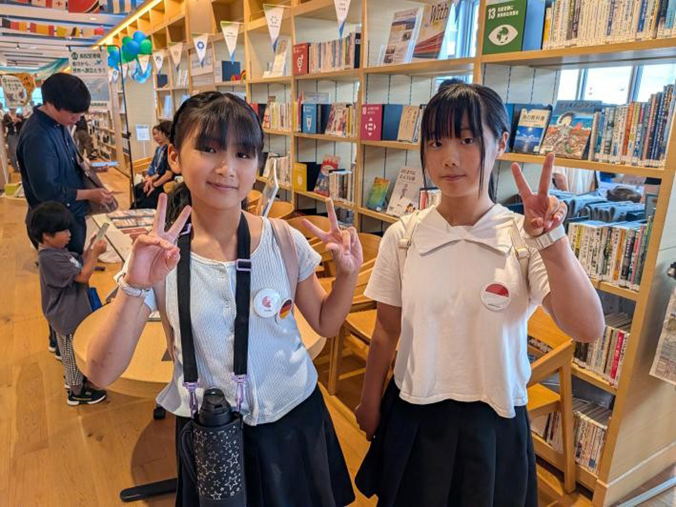 フェスタに参加している生徒